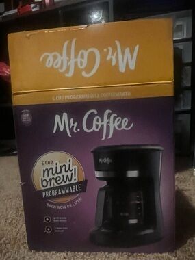Mr. Coffee 5-Cup Mini Brew Programmable Coffee Maker - Black
